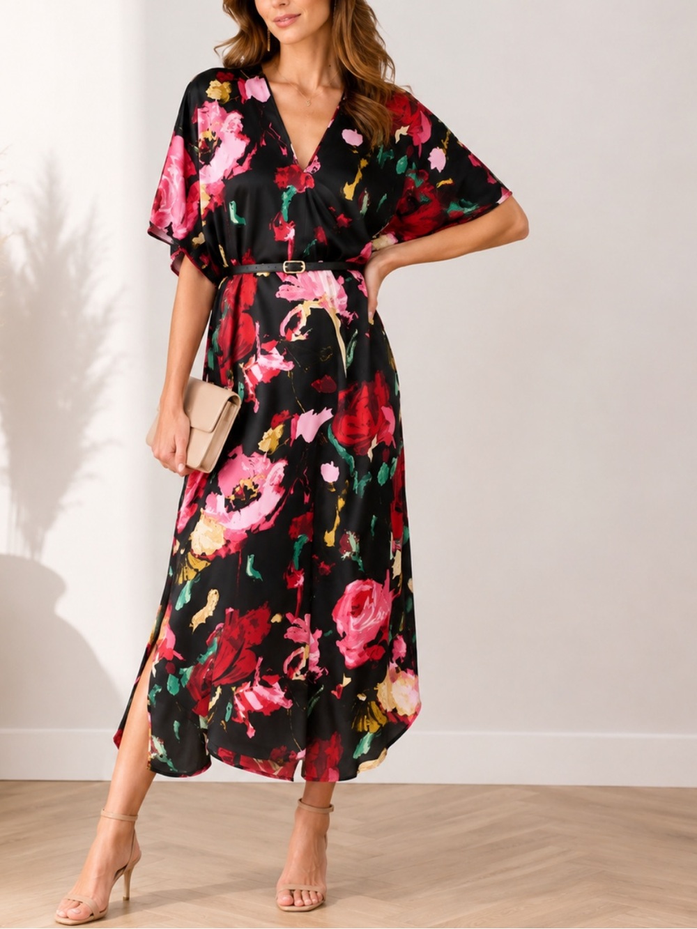 Haiku Satin Kaftan Brand New with Tag